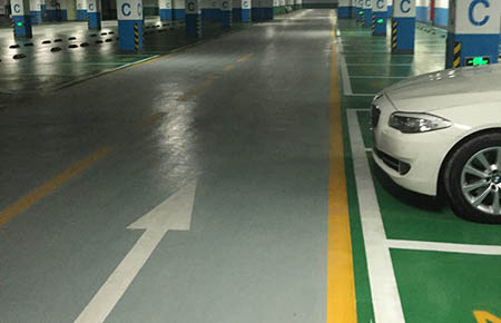 停車庫環氧地坪樹脂地坪漆使用中要注意什么？